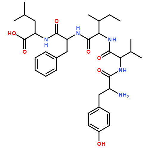 L-Leucine, L-tyrosyl-L-valyl-L-isoleucyl-L-phenylalanyl-