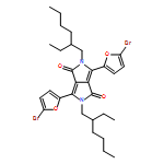 Pyrrolo[3,4-c]pyrrole-1,4-dione, 3,6-bis(5-bromo-2-furanyl)-2,5-bis(2-ethylhexyl)-2,5-dihydro-