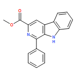 9H-Pyrido[3,4-b]indole-3-carboxylic acid, 1-phenyl-, methyl ester