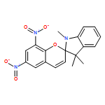 Spiro[2H-1-benzopyran-2,2'-[2H]indole], 1',3'-dihydro-1',3',3'-trimethyl-6,8-dinitro-