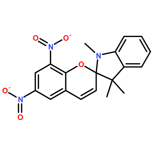 Spiro[2H-1-benzopyran-2,2'-[2H]indole], 1',3'-dihydro-1',3',3'-trimethyl-6,8-dinitro-