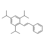 Benzene, 1,3,5-tris(1-methylethyl)-2-[(1E)-2-phenylethenyl]-