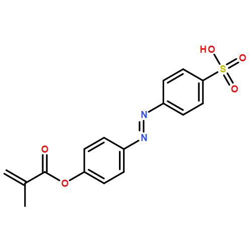 2-Propenoic acid, 2-methyl-, 4-[2-(4-sulfophenyl)diazenyl]phenyl ester