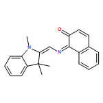 2(1H)-Naphthalenone, 1-[[(1,3-dihydro-1,3,3-trimethyl-2H-indol-2-ylidene)methyl]imino]-