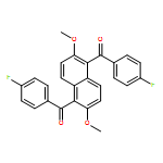 Methanone, 1,1'-(2,6-dimethoxy-1,5-naphthalenediyl)bis[1-(4-fluorophenyl)-