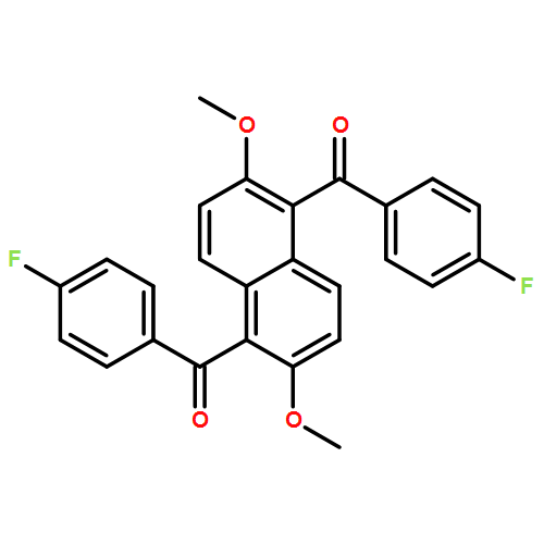 Methanone, 1,1'-(2,6-dimethoxy-1,5-naphthalenediyl)bis[1-(4-fluorophenyl)-