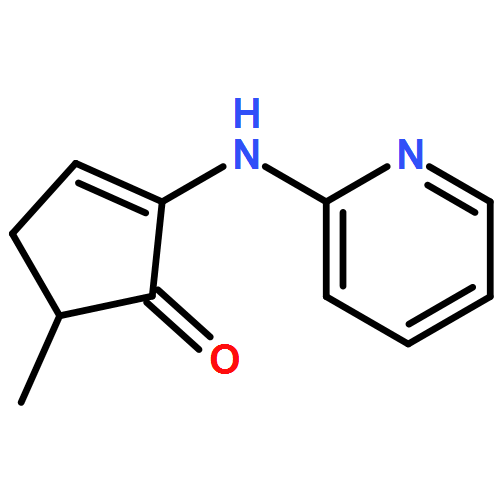 2-Cyclopenten-1-one, 5-methyl-2-(2-pyridinylamino)-