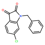 1H-Indole-2,3-dione, 6-chloro-1-(phenylmethyl)-