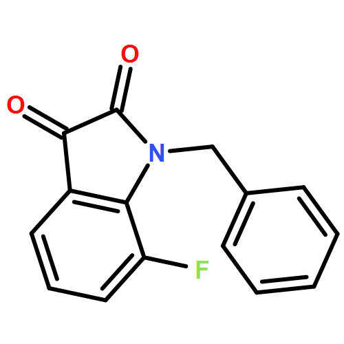 1H-Indole-2,3-dione, 7-fluoro-1-(phenylmethyl)-