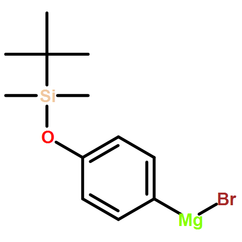 Magnesium, bromo[4-[[(1,1-dimethylethyl)dimethylsilyl]oxy]phenyl]-