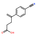 Benzenebutanoic acid, 4-cyano-γ-methylene-