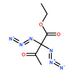 Butanoic acid, 2,2-diazido-3-oxo-, ethyl ester