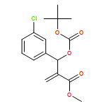 Benzenepropanoic acid, 3-chloro-β-[[(1,1-dimethylethoxy)carbonyl]oxy]-α-methylene-, methyl ester