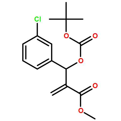 Benzenepropanoic acid, 3-chloro-β-[[(1,1-dimethylethoxy)carbonyl]oxy]-α-methylene-, methyl ester