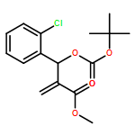 Benzenepropanoic acid, 2-chloro-β-[[(1,1-dimethylethoxy)carbonyl]oxy]-α-methylene-, methyl ester