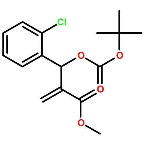 Benzenepropanoic acid, 2-chloro-β-[[(1,1-dimethylethoxy)carbonyl]oxy]-α-methylene-, methyl ester