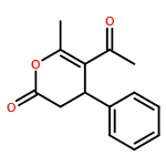 2H-Pyran-2-one, 5-acetyl-3,4-dihydro-6-methyl-4-phenyl-