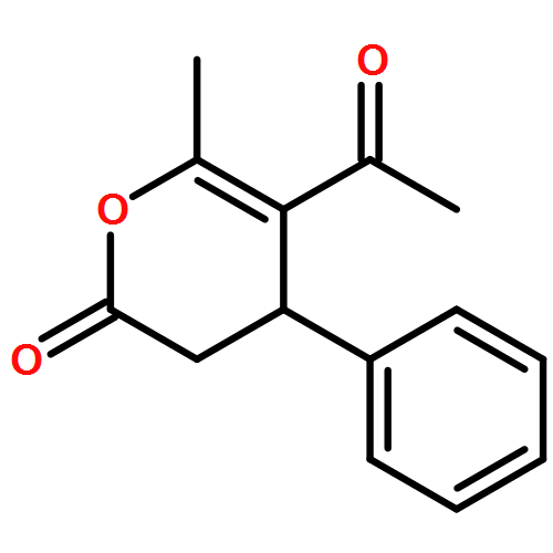 2H-Pyran-2-one, 5-acetyl-3,4-dihydro-6-methyl-4-phenyl-