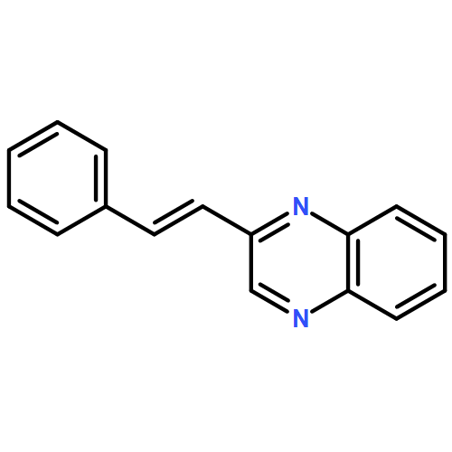 Quinoxaline, 2-[(1E)-2-phenylethenyl]-