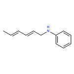 Benzenamine, N-(2E,4E)-2,4-hexadien-1-yl-