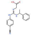 Glycine, N-[[(4-cyanophenyl)amino][[(1S)-1-phenylethyl]amino]methylene]-