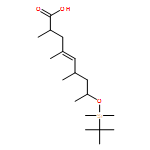 4-Nonenoic acid, 8-[[(1,1-dimethylethyl)dimethylsilyl]oxy]-2,4,6-trimethyl-, (2S,4E,6R,8S)-