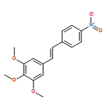 Benzene, 1,2,3-trimethoxy-5-[(1E)-2-(4-nitrophenyl)ethenyl]-