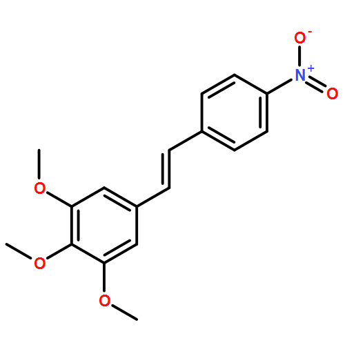 Benzene, 1,2,3-trimethoxy-5-[(1E)-2-(4-nitrophenyl)ethenyl]-