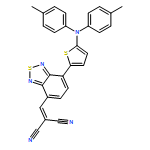 Propanedinitrile, 2-[[7-[5-[bis(4-methylphenyl)amino]-2-thienyl]-2,1,3-benzothiadiazol-4-yl]methylene]-