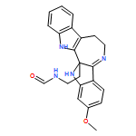 Formamide, N-[2-[(12bS)-6,7,12,13-tetrahydro-2-methoxy-12bH-azepino[3,2-b:4,5-b']diindol-12b-yl]ethyl]-