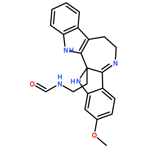 Formamide, N-[2-[(12bS)-6,7,12,13-tetrahydro-2-methoxy-12bH-azepino[3,2-b:4,5-b']diindol-12b-yl]ethyl]-