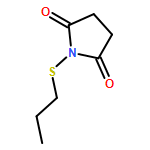 2,5-Pyrrolidinedione, 1-(propylthio)-