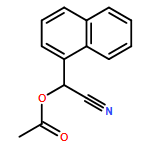 1-Naphthaleneacetonitrile, α-(acetyloxy)-, (αS)-