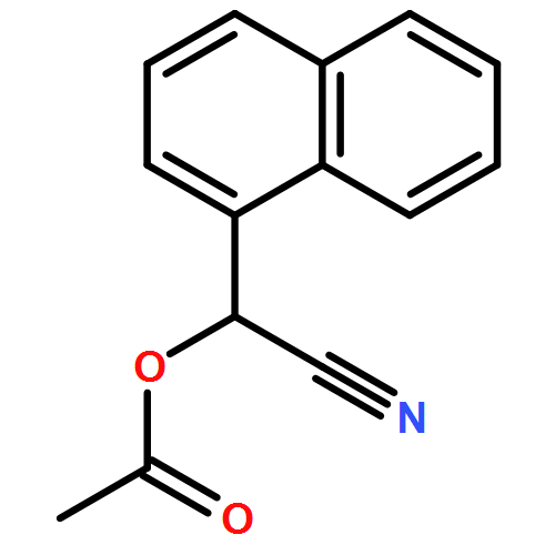 1-Naphthaleneacetonitrile, α-(acetyloxy)-, (αS)-