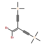 Silane, 1,1'-[3-(dibromomethylene)-1,4-pentadiyne-1,5-diyl]bis[1,1,1-trimethyl-