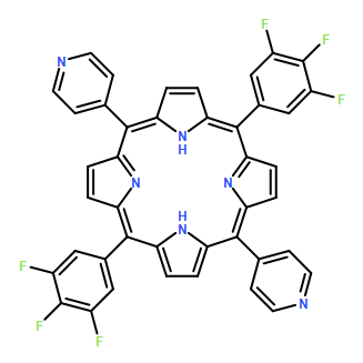 21H,23H-Porphine, 5,15-di-4-pyridinyl-10,20-bis(3,4,5-trifluorophenyl)-