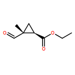 Cyclopropanecarboxylic acid, 2-formyl-2-methyl-, ethyl ester, (1R,2R)-rel-