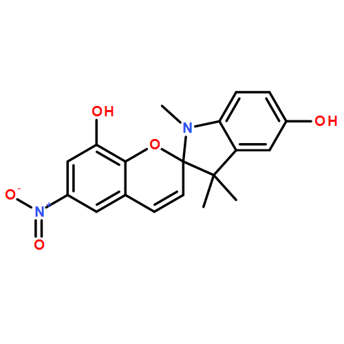 Spiro[2H-1-benzopyran-2,2'-[2H]indole]-5',8-diol, 1',3'-dihydro-1',3',3'-trimethyl-6-nitro-