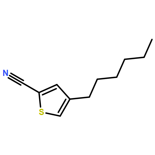 2-Thiophenecarbonitrile, 4-hexyl-