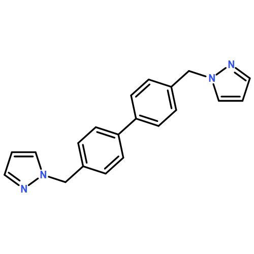 1H-Pyrazole, 1,1'-[[1,1'-biphenyl]-4,4'-diylbis(methylene)]bis-