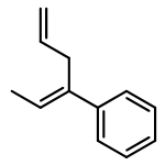 Benzene, (1-ethylidene-3-butenyl)-, (E)-