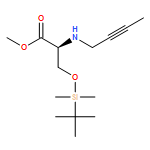 L-Serine, N-2-butynyl-O-[(1,1-dimethylethyl)dimethylsilyl]-, methyl ester