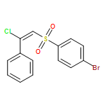 Benzene, 1-bromo-4-[(2-chloro-2-phenylethenyl)sulfonyl]-, (E)-