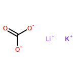 Carbonic acid, lithium potassium salt