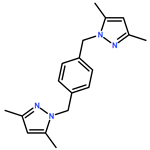 1,1'-(benzene-1,4-diyldimethylene)-bis(3,5-dimethyl-1H-pyrazole)