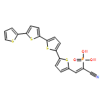 Phosphonic acid, P-(1-cyano-2-[2,2':5',2'':5'',2'''-quaterthiophen]-5-ylethenyl)-