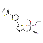 Phosphonic acid, P-(1-cyano-2-[2,2':5',2''-terthiophen]-5-ylethenyl)-, diethyl ester