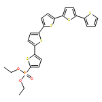 Phosphonic acid, P-[2,2':5',2'':5'',2''':5''',2''''-quinquethiophen]-5-yl-, diethyl ester