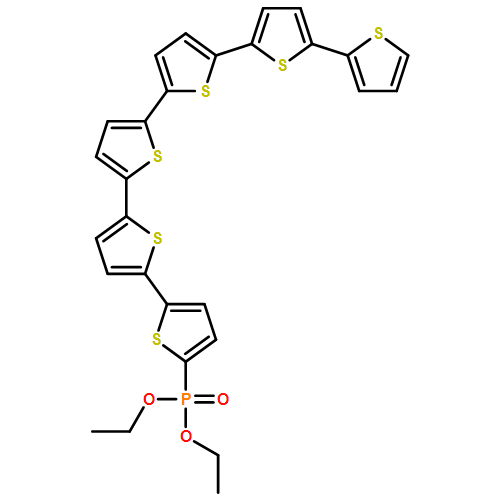 Phosphonic acid, P-[2,2':5',2'':5'',2''':5''',2'''':5'''',2'''''-sexithiophen]-5-yl-, diethyl ester