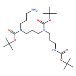 12-Oxa-2,6,10-triazatetradecanoic acid, 10-(3-aminopropyl)-6-[(1,1-dimethylethoxy)carbonyl]-13,13-dimethyl-11-oxo-, 1,1-dimethylethyl ester